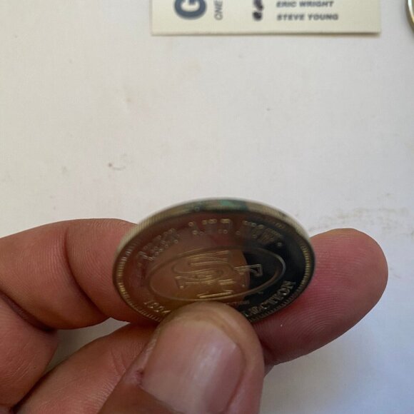 San Francisco 49ers then and now 1994-95 collectable coins 12 of 20 Lot #7 - Picture 11 of 11